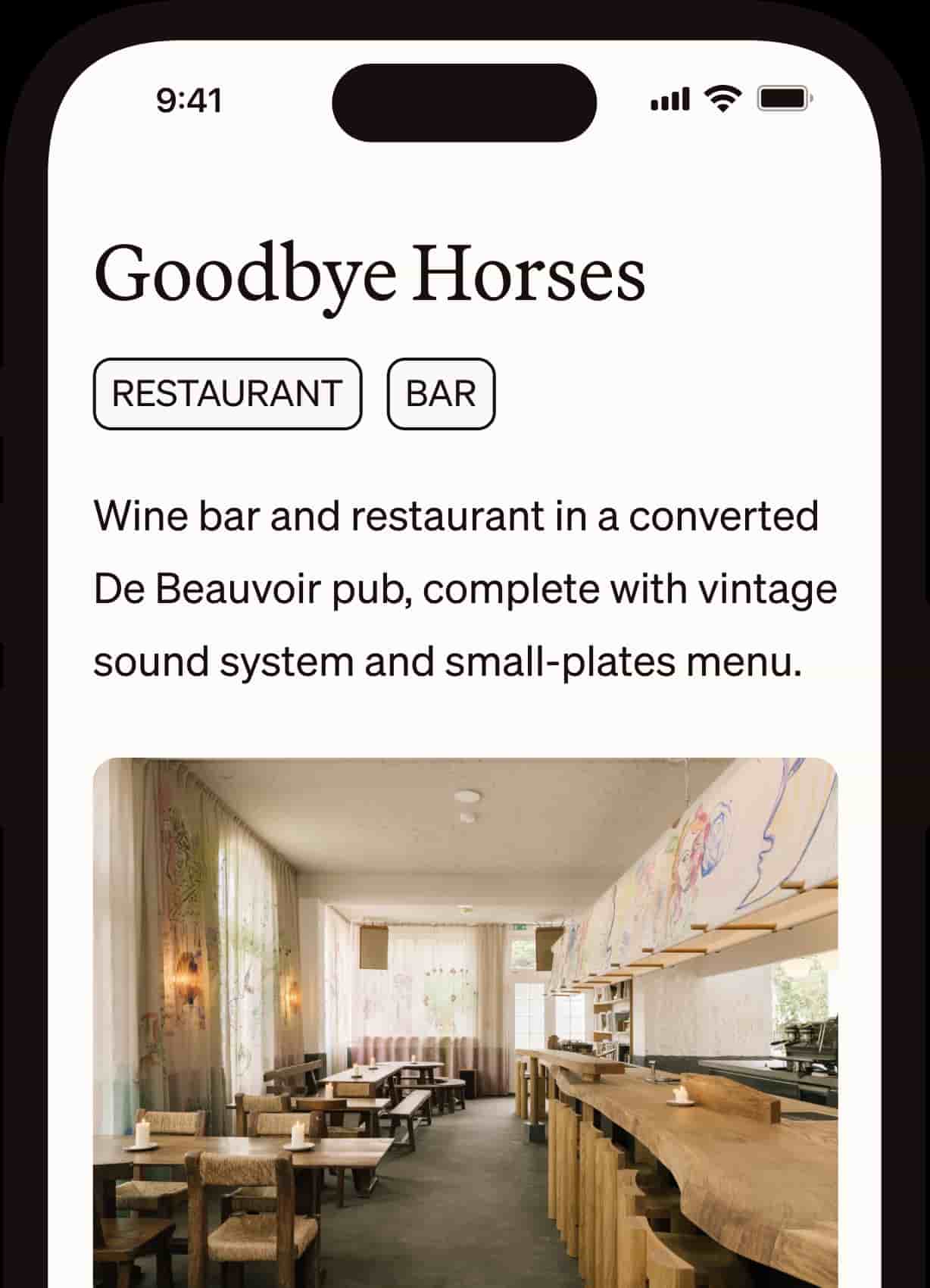 Mobile UI preview