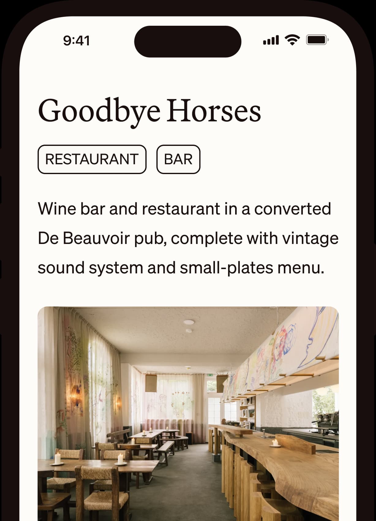 Mobile UI preview